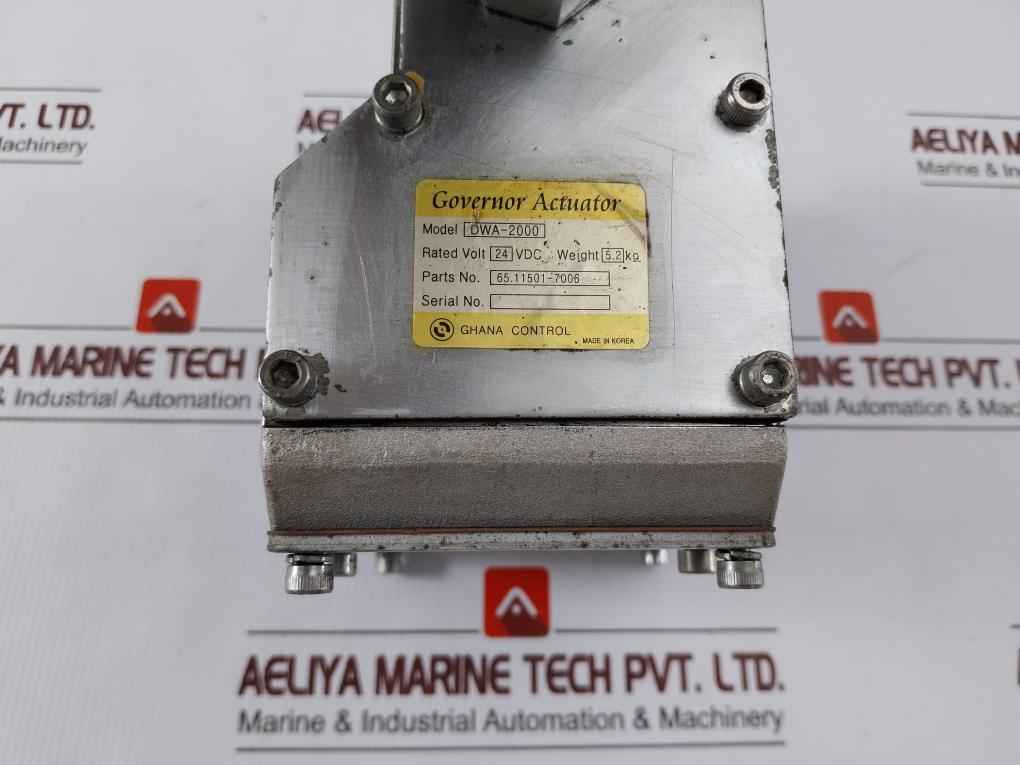 Ghana Control Dwa-2000 Governor Actuator 24 Vdc,6000D - Image 9