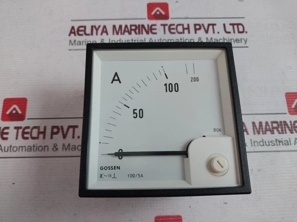 Gossen 100/5A Ammeter Gdg020212 0-100/200A - Image 2