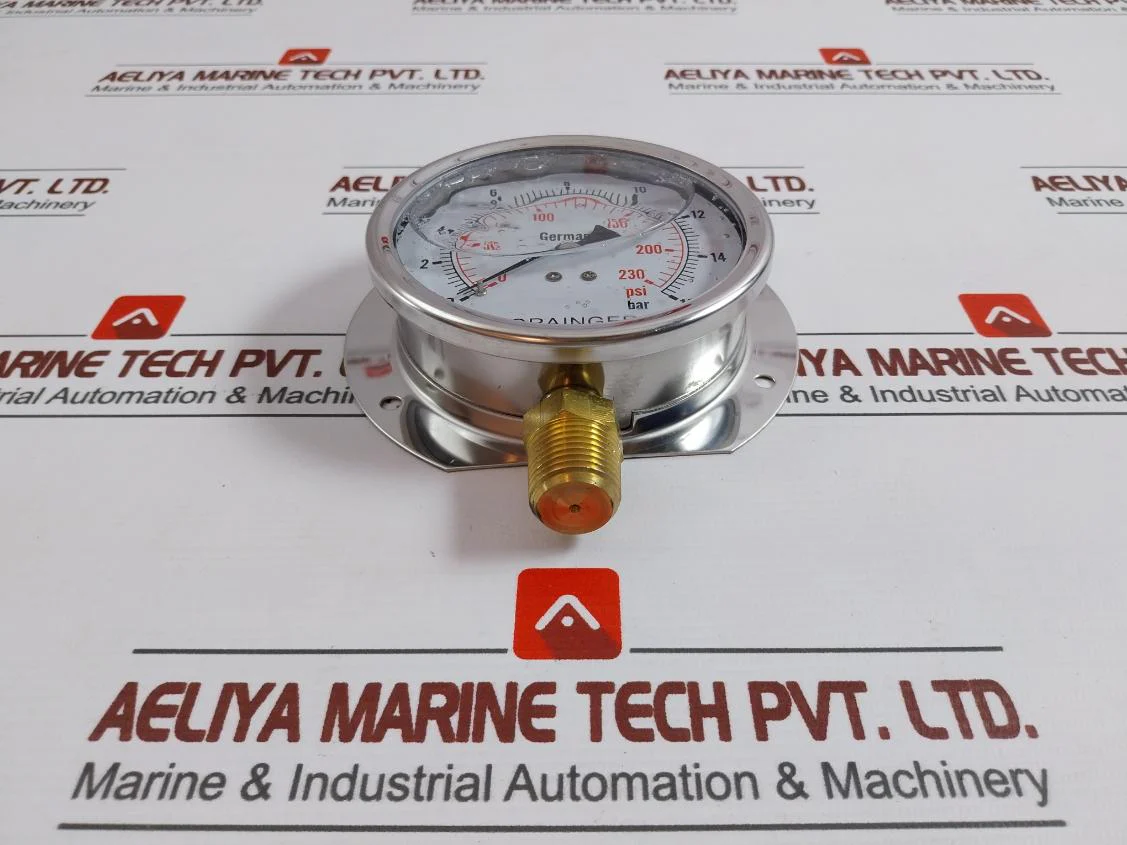 Grainger Kl.1.6 Pressure Gauge 0-230 Psi/0-16 Bar - Image 4
