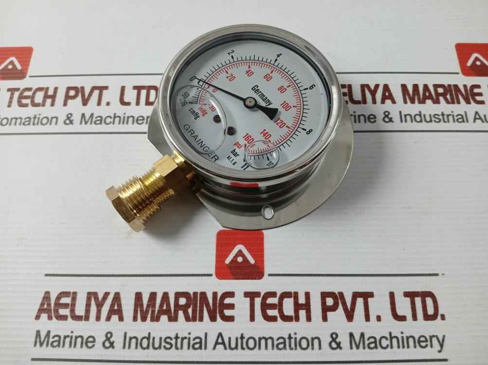 Grainger Pressure Gauge -30 Inhg-0-160 Psi - Image 4