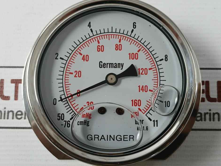 Grainger Pressure Gauge -30 Inhg-0-160 Psi - Image 9