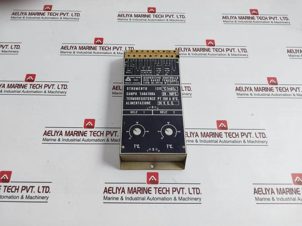 Grandi Motori 2At-2Pt+2S Low Temperature Control Device 24 Vdc Pt100 Sensor