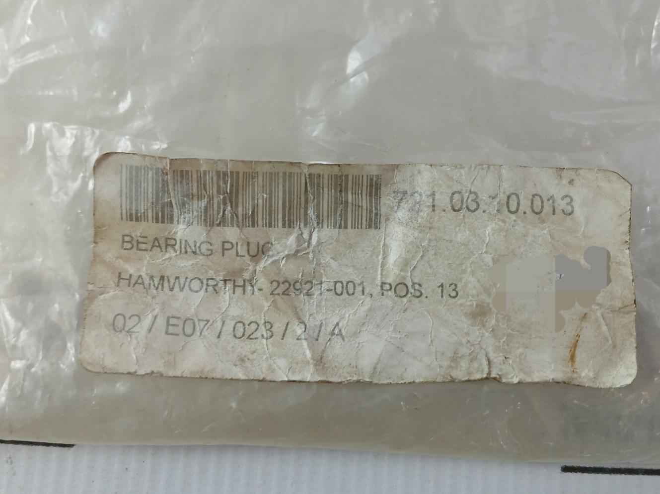 Hamworthy 22921-001 Bearing Plug - Image 7