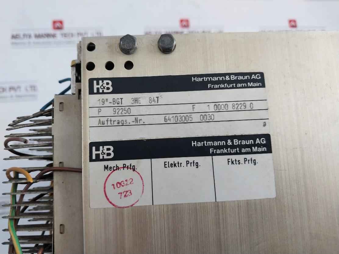 Hartmann & Braun Teu325-ex Temperature Transmitter Rack 24V 4-20Ma - Image 17