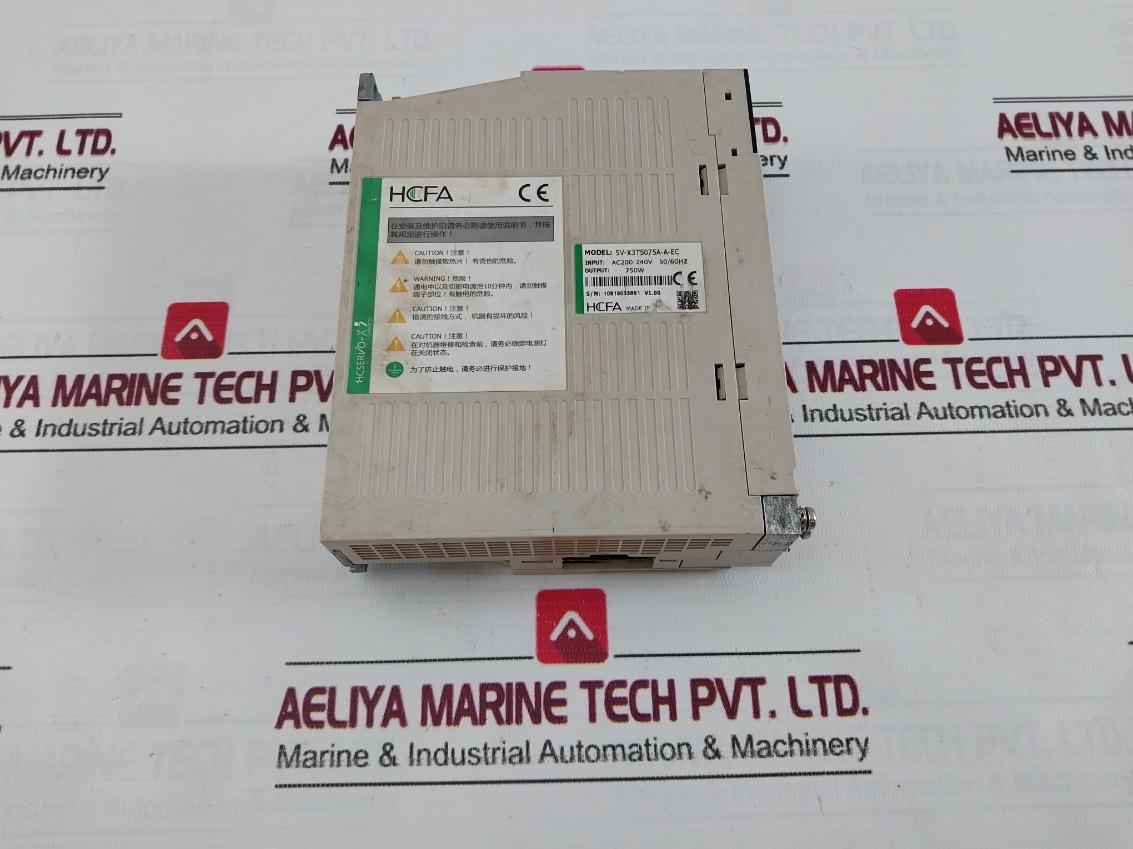 Hcfa Sv-x3T5075A-a-ec Servo Motor Drive Ac200-240V 50/60Hz 750W - Image 6
