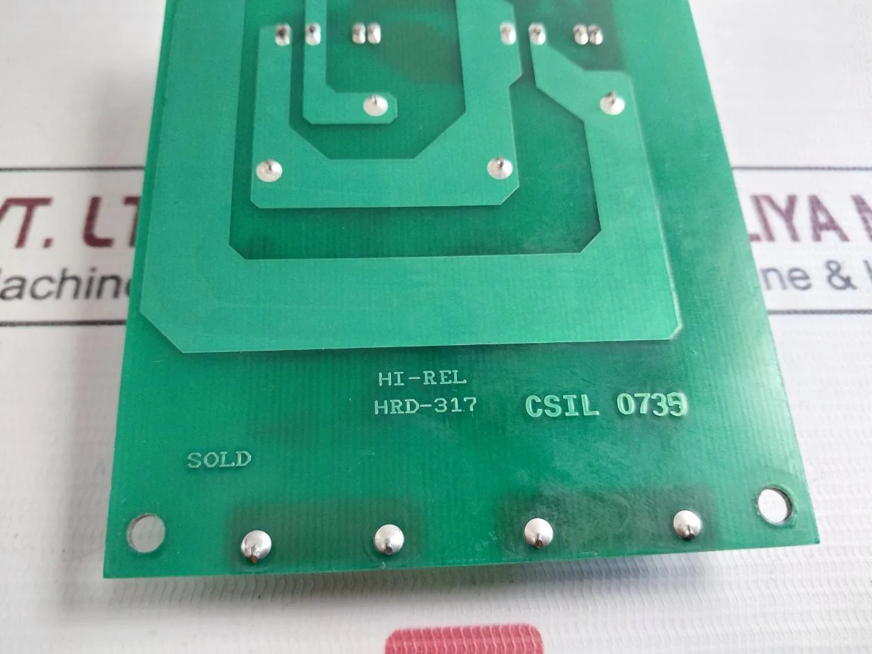 Hi-rel Hrd-317 Printed Circuit Board Csil 0735 - Image 5