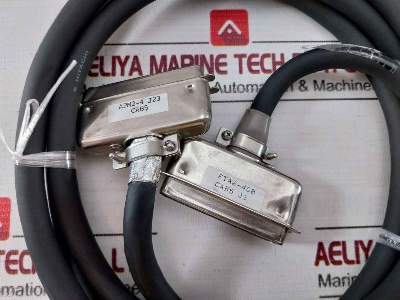 Hitachi Fta2-408 Programmer-printer Cable 3-meter Apm2-4 J23 - Image 5
