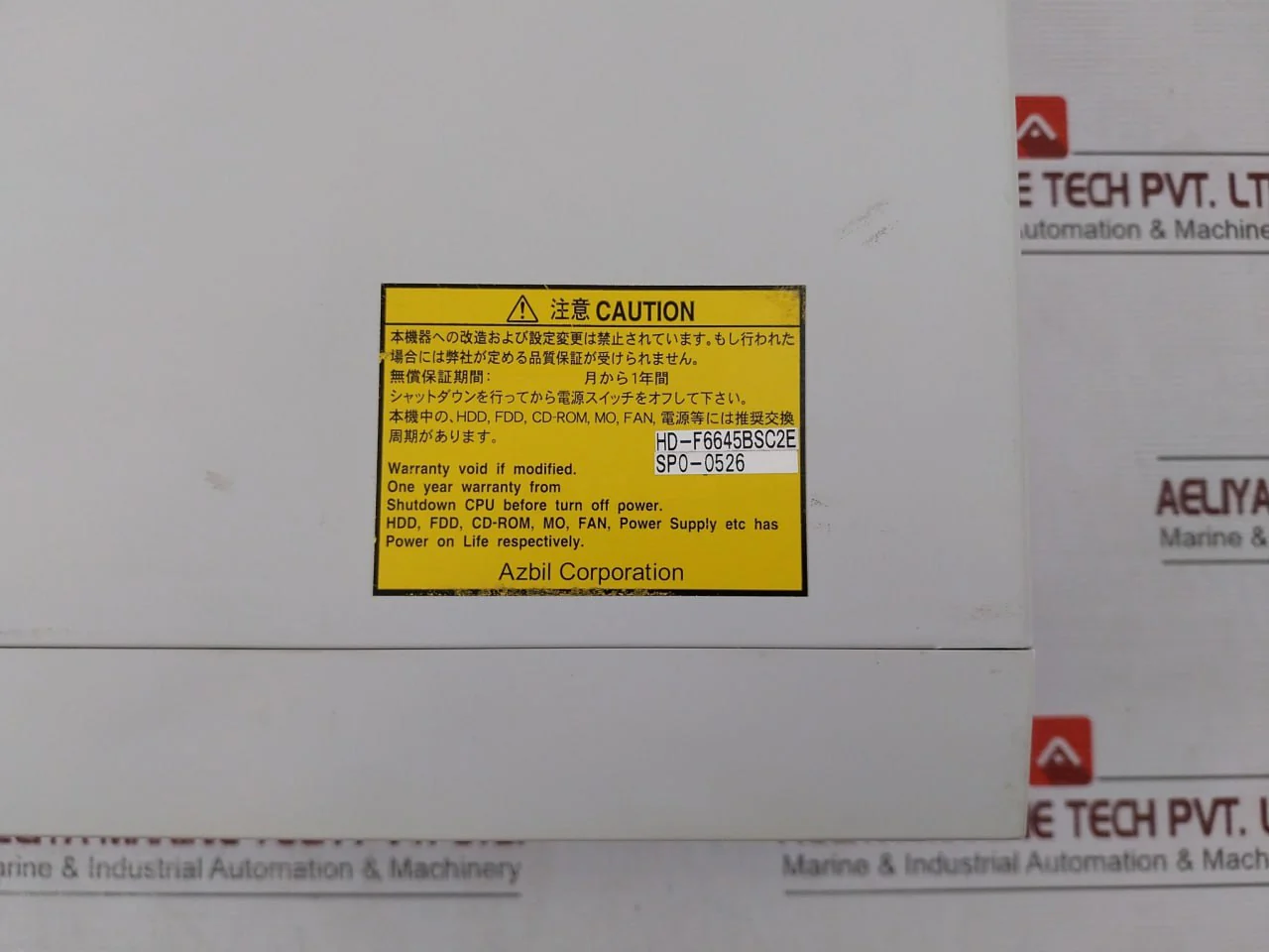 Hitachi Hf-w6500 Industrial Computer Cpu Ac 100V-240V 4225550-1 R2 50Hz/60Hz - Image 25