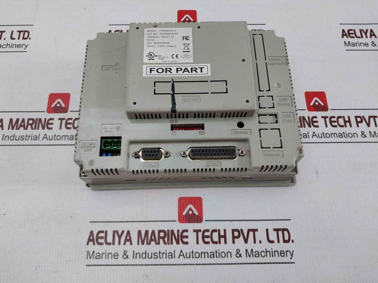 Hitech Pws6600S-s Hmi Touch Screen Panel 24Vdc 0.84A 20W (Not Working) - Image 5