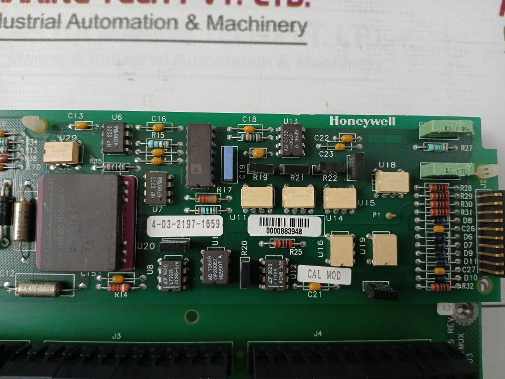 Honeywell 51309218-125 Rtd Low Level Analog Input Mux Pcb Module Mu-tamr03 Rev:C - Image 6