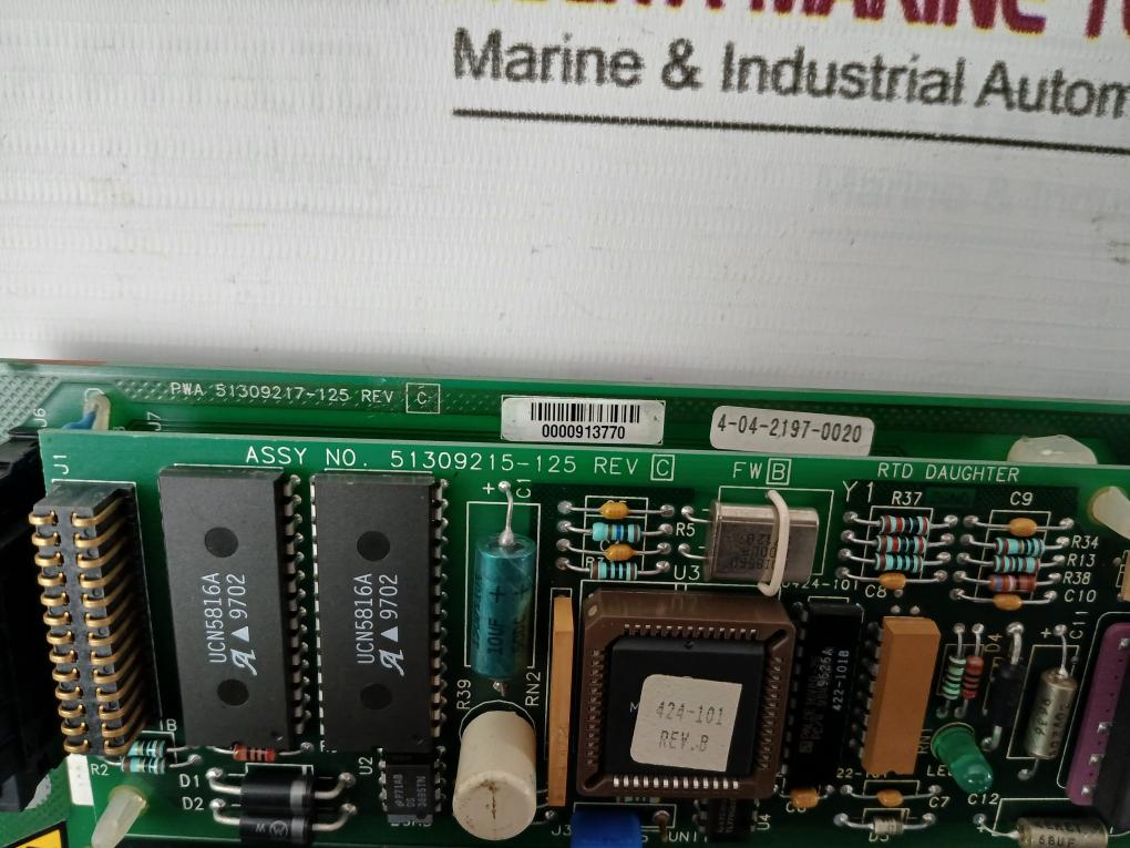 Honeywell 51309218-125 Rtd Low Level Analog Input Mux Pcb Module Mu-tamr03 Rev:C - Image 7