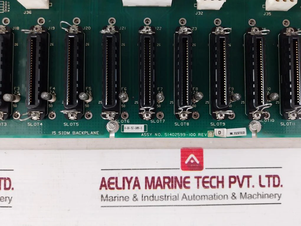Honeywell 51402599-100 15 Slot Siom Backplane System Mu-plam02 Rev: A - Image 15