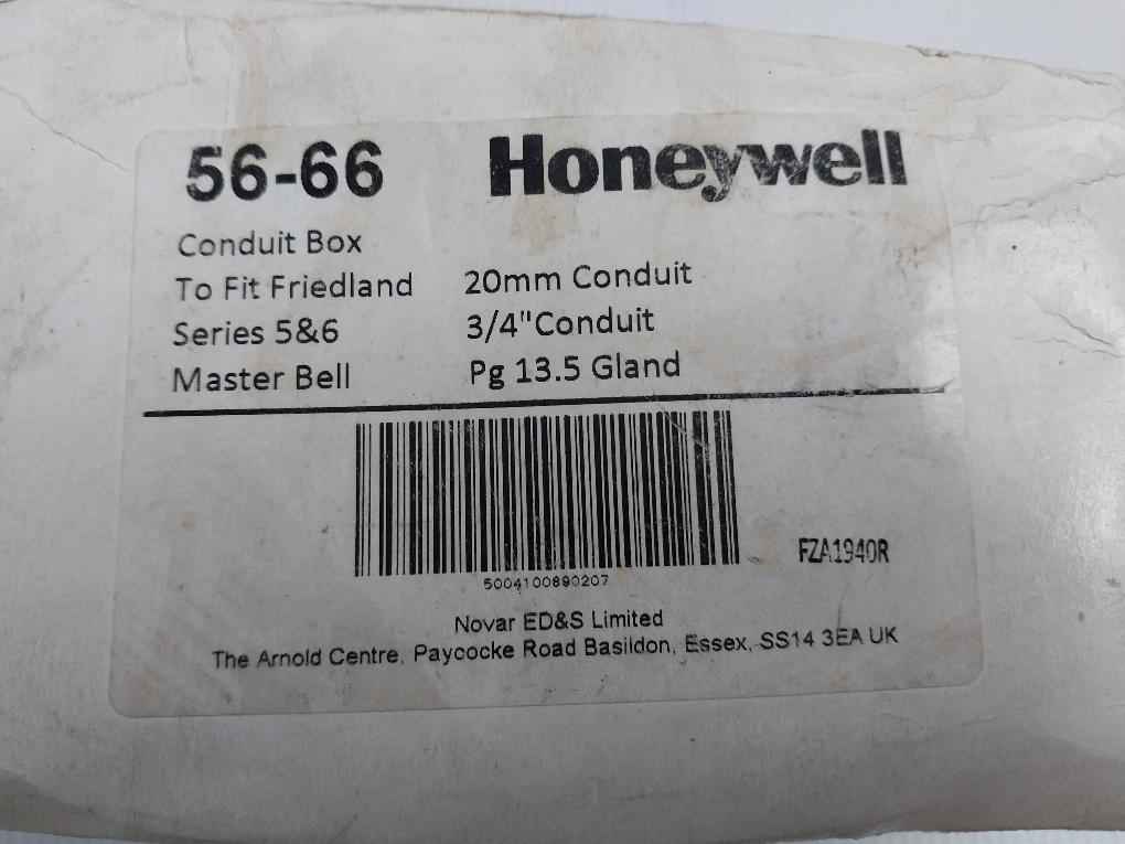 Honeywell 56-66 Friedland Conduit Box For Series 5&6 Bell Fitting - Image 9