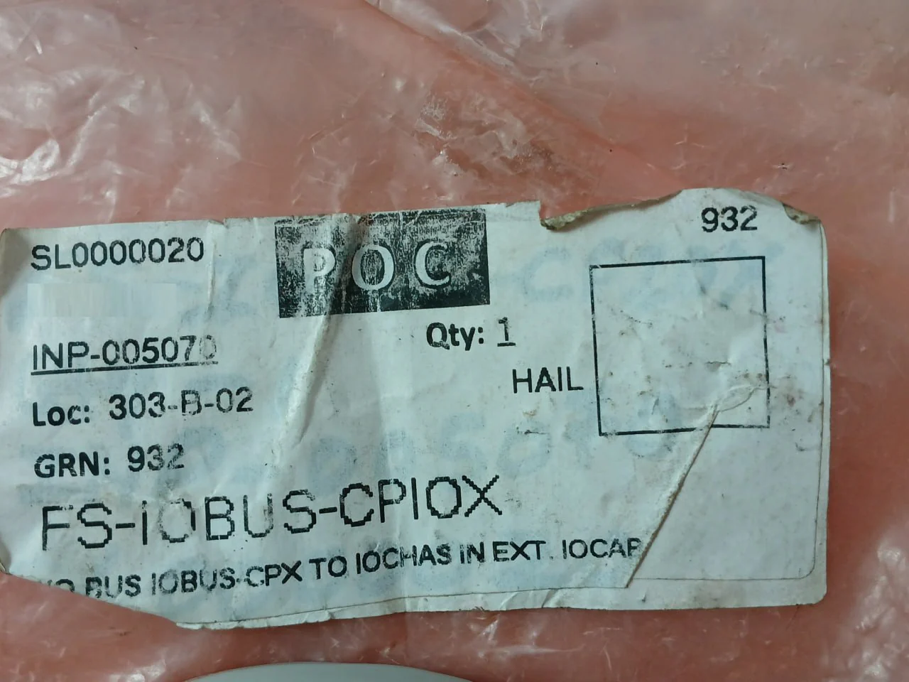 Honeywell Fs-iobus-cpiox I/O Bus Controller - Image 8
