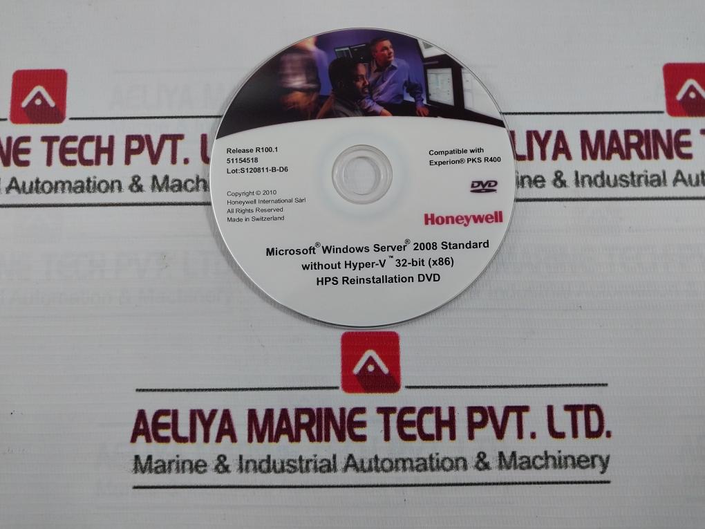 Honeywell Hps Reinstallation Dvd Disk Release R100.1 - Image 2
