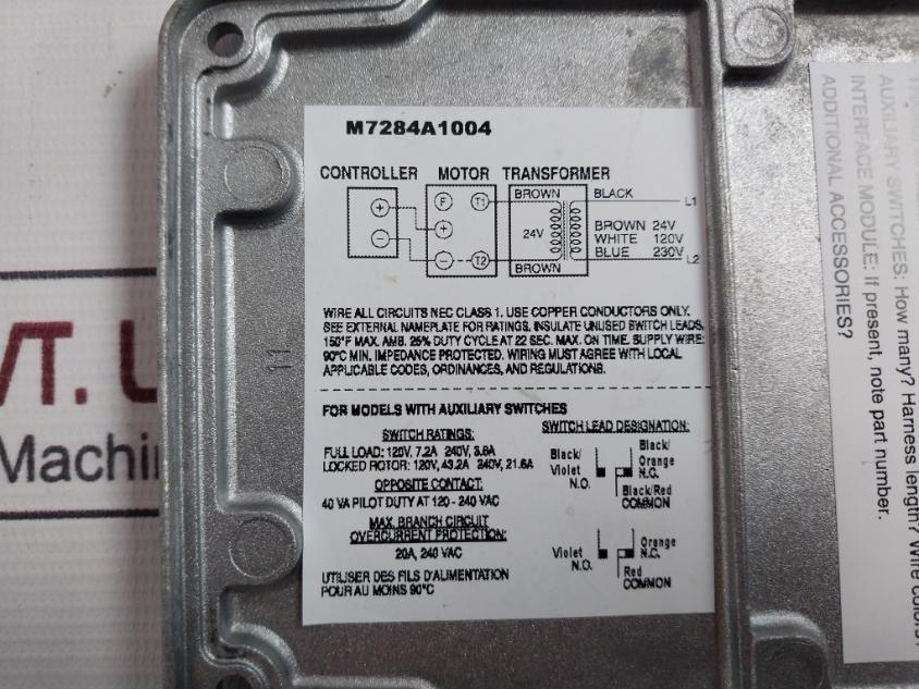 Honeywell M7284A1004 Modutrol Actuator With Modulating Control 230V - Image 9