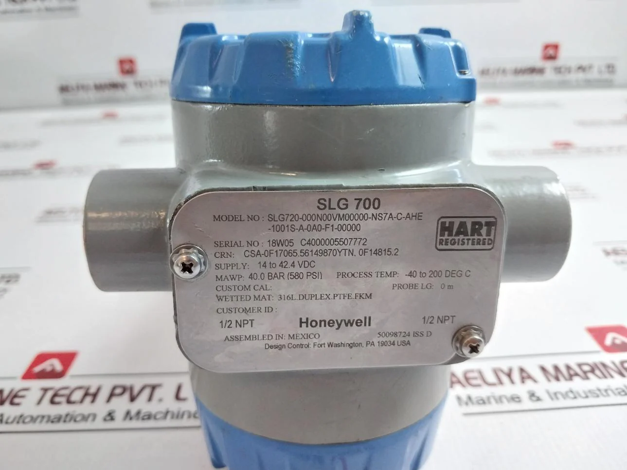 Honeywell Slg 700 Guided Wave Radar Level Transmitter Smartline Slg720 Series - Image 7