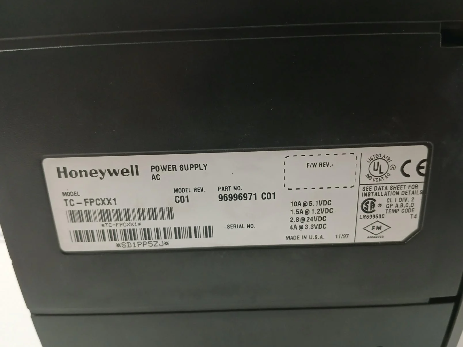 Honeywell Tc-fpcxx1 Power Supply Module Tc-ccr012 Tc-ccr013 Tc-iah161 Tc-ffif01 - Image 15