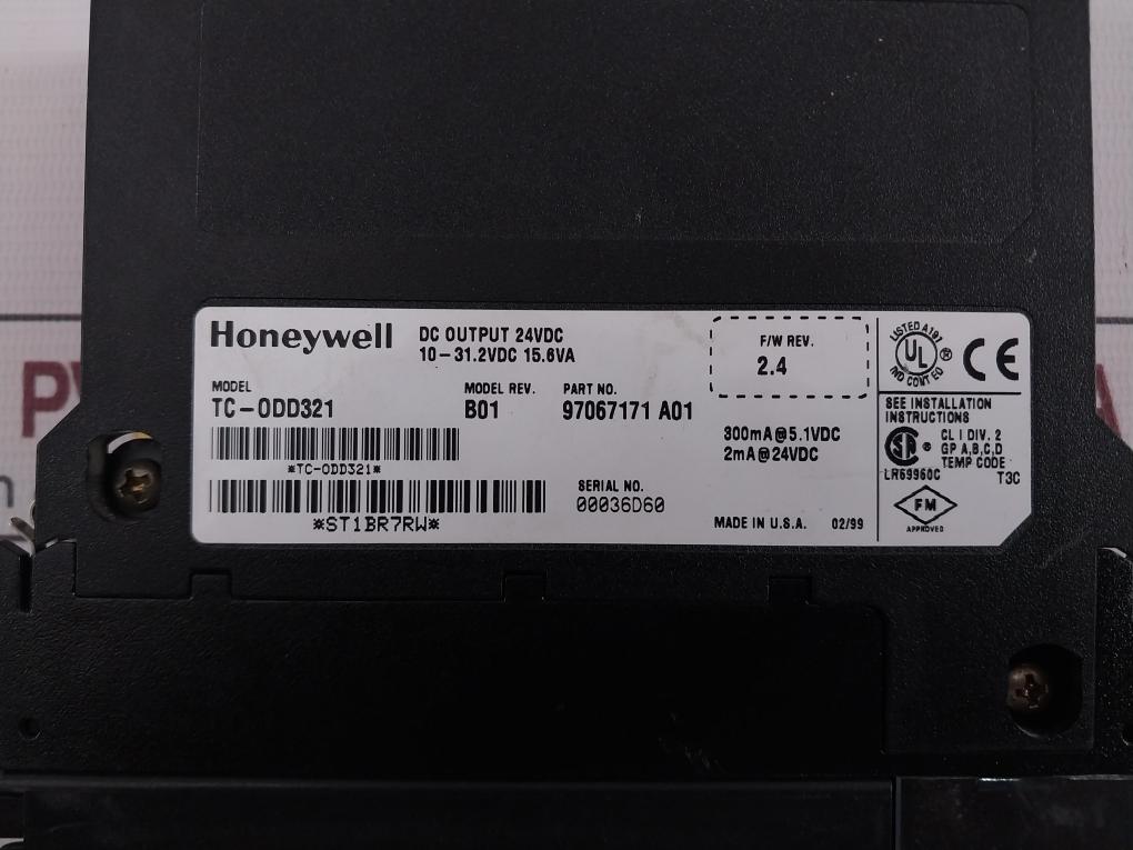 Honeywell Tc-odd321 Digital Output Module 97067171 A01 10-31.2Vdc 15.6Va 24Vdc - Image 7