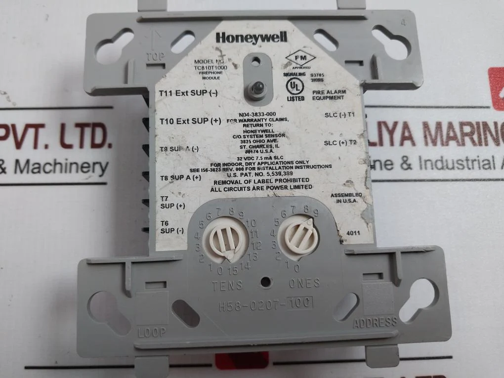 Honeywell Tc810T1000 Firephone Control Module 32Vdc 7.5Ma Slc - Image 6