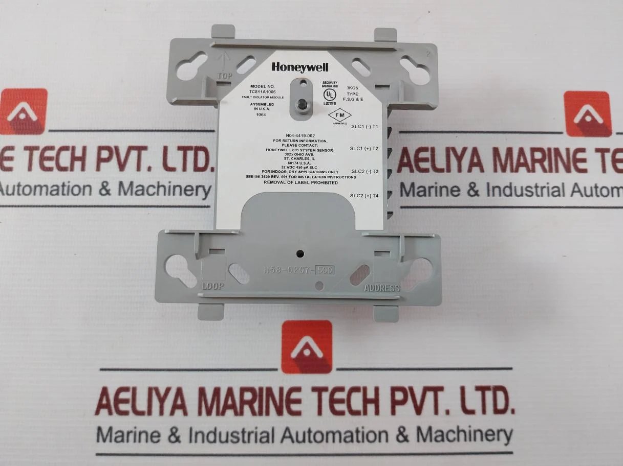 Honeywell Tc811A1006 Fault Isolator Module 15-32Vdc 450µA 17Ma - Image 3