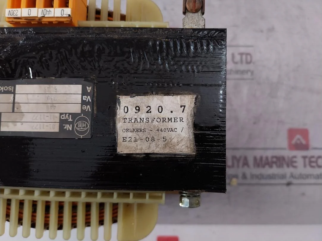 Htb 01-1177 Transformer 440Vac/230Vac/1.25Kva/60Hz E21-08-5 - Image 10