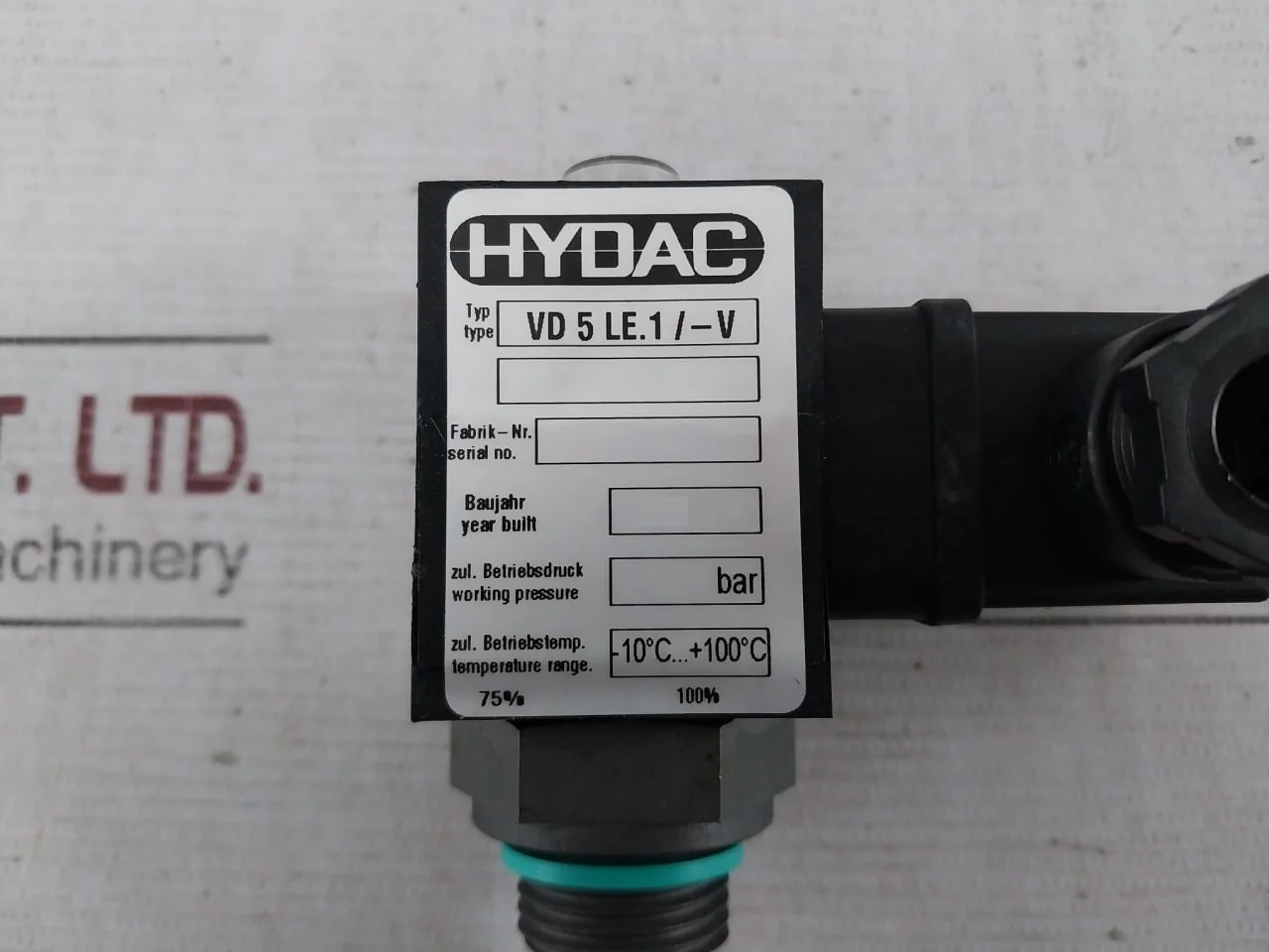 Hydac Vd 5 Le.1 /-v Clogging Indicator 115 V - Image 10
