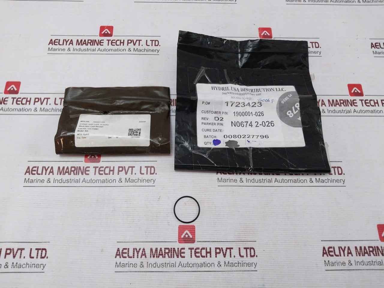 Hydril 1900001-026 O-ring Size 2-026 70 Duro Rev D2 - Image 7