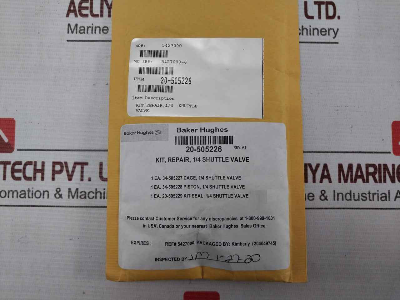 Hydril 20-505226 1/4" Shuttle Valve Repair Kit 1900002-011 Rev B - Image 18