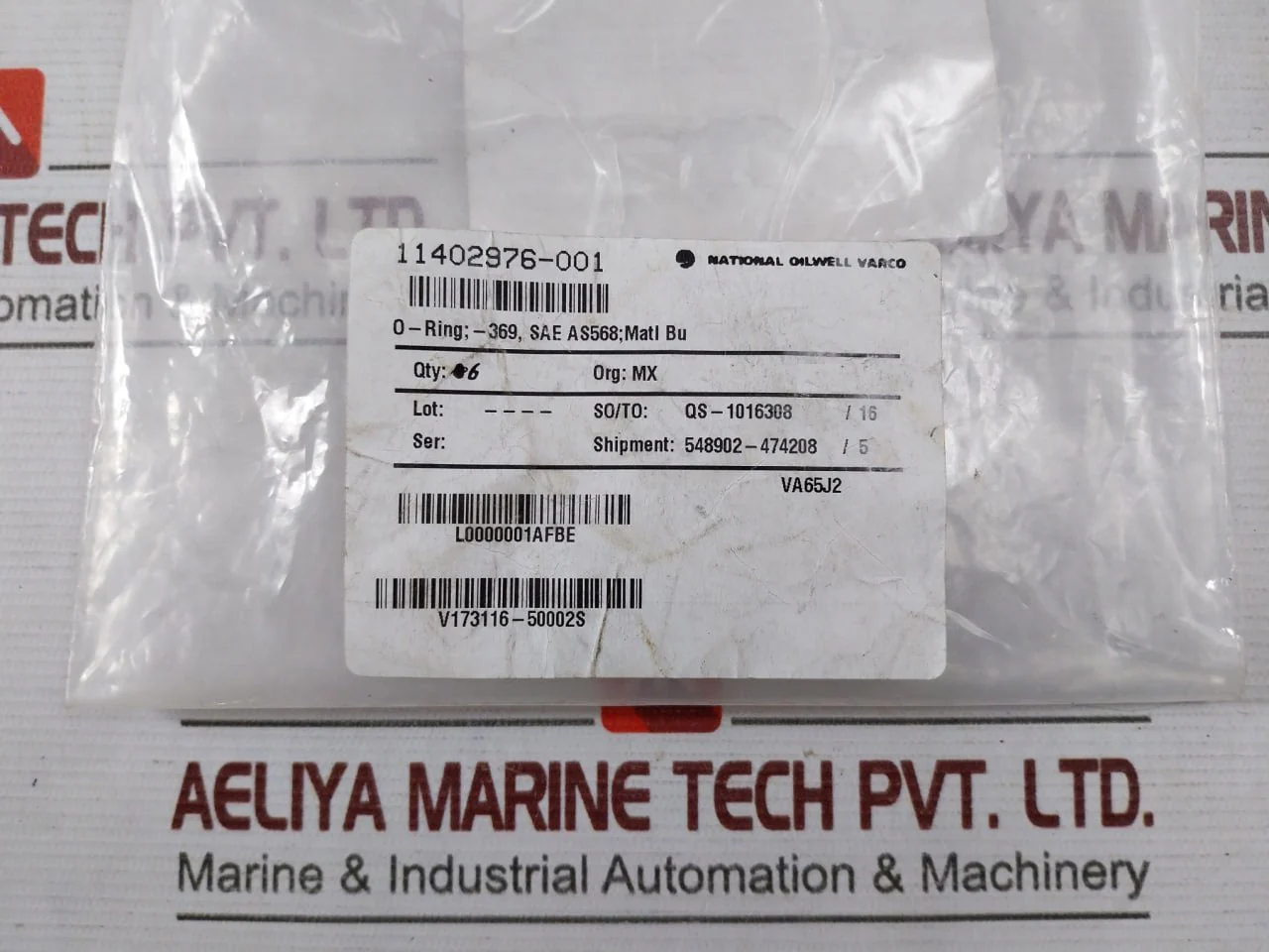 Hydril Oc-0369 O-ring For Spare Parts Fail Safe Valve -369 Sae A S568 Matl Bu - Image 6