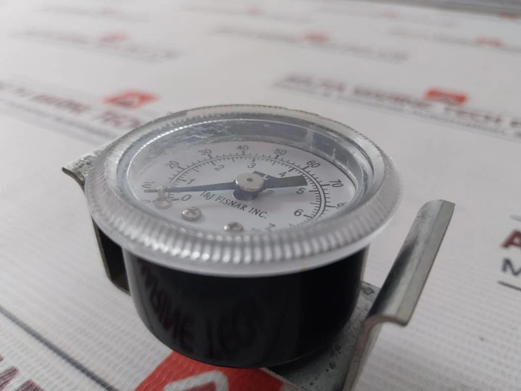 I & J Fisnar 0-7 Bar Fluid Pressure Gauge 0-100 Psi - Image 5