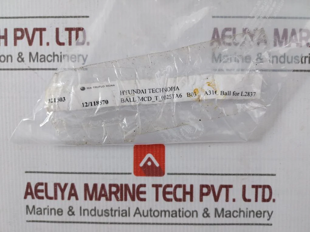Imi Truflo Rona V/Vcba000290 Ball Component Replacement For Valve - Image 11