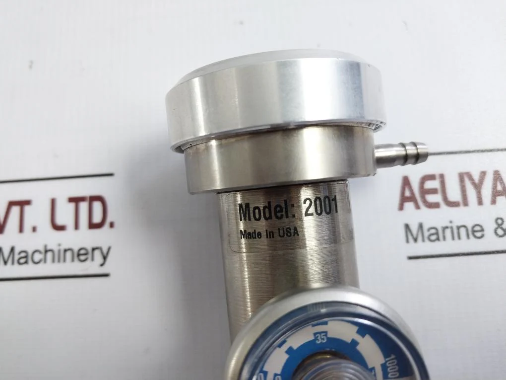 Industrial Scientific 2001 Pressure Gauge With Clear Flex 60 Tubing 0-70 Bar - Image 9