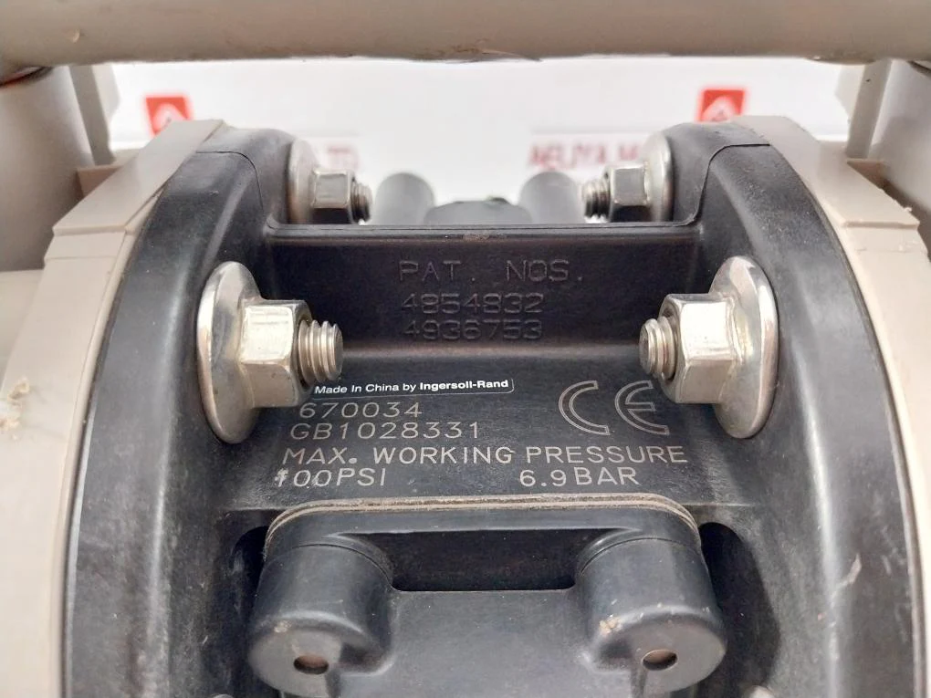 Ingersoll-rand 670034 Air-operated Double Diaphragm Pump 100 Psi 6.9 Bar - Image 16
