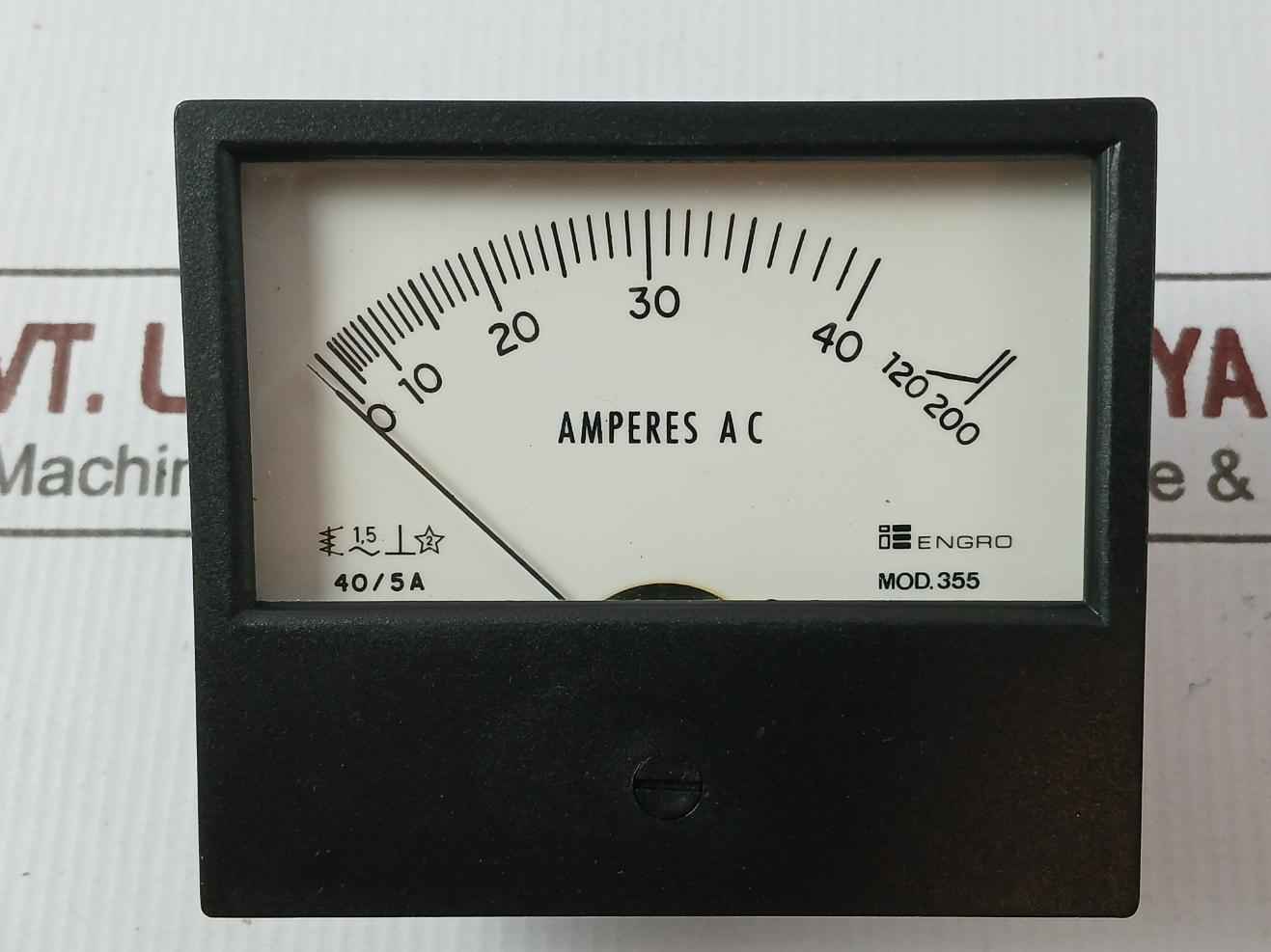 Instrumentos Eletricos Engro 355 Dc Amperemeter 0-40A - Image 3