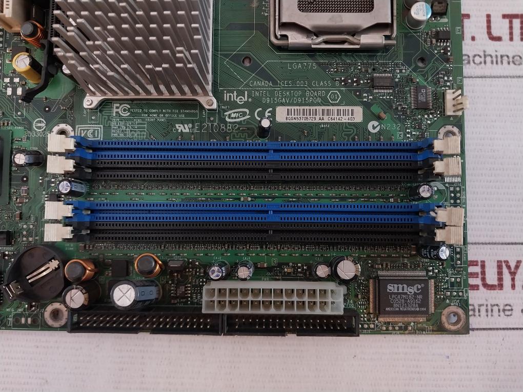 Intel D915Gav/D915Pgn Desktop Motherboard C64142-403 Lga775 E217196 Ctml-1 - Image 8