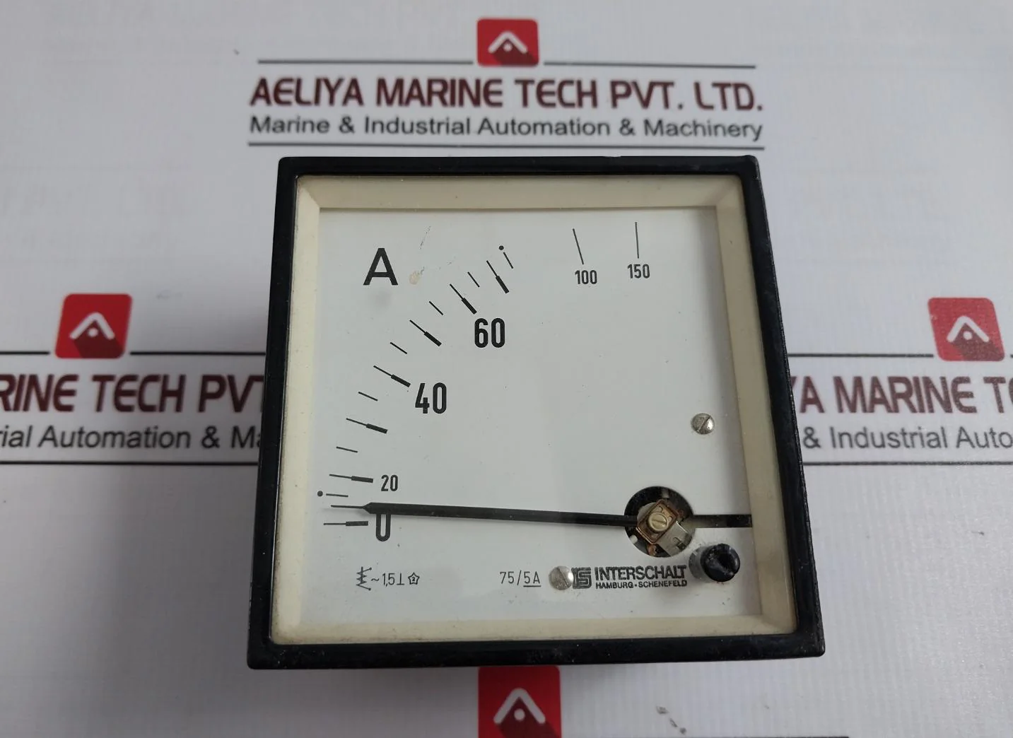 Interschalt 75/5A Ammeter 0 To 75/150A - Image 2