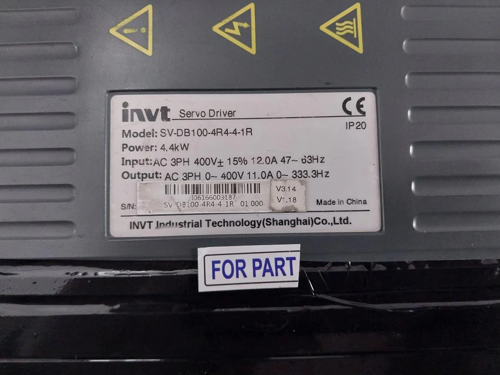 Invt Sv-db100-4R4-4-1R Servo Driver 4.4Kw Ip20 400V 12.0A 47-63Hz - Image 8