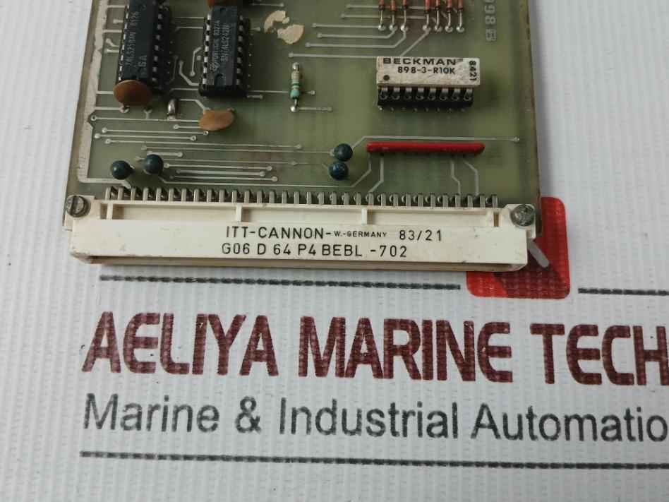 Itt-cannon G06 D 64 P4 Bebl-702 Pcb Card - Image 3