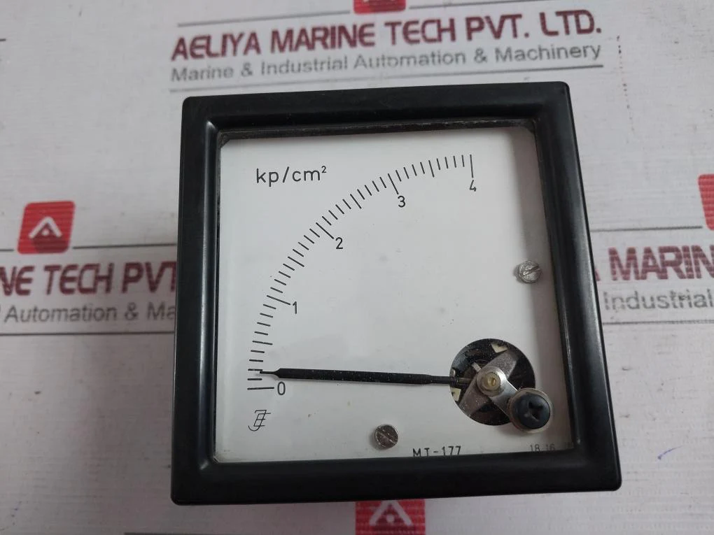 Je Analog Ammeter 0-4 Kp/Cm2 Mt-177 18-16 - Image 2