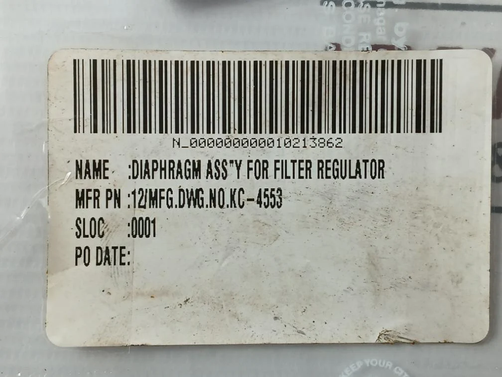 Kawasaki Kc-4553 Diaphragm Assembly For Filter Regulator - Image 4