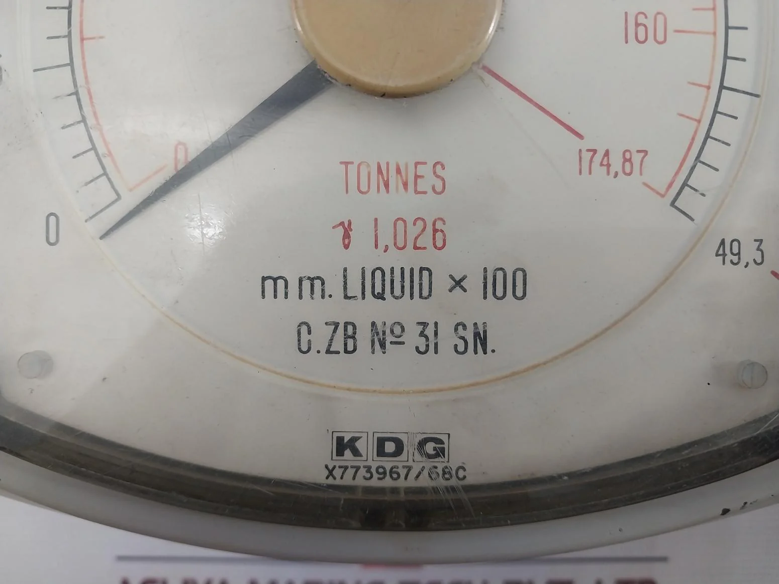Kdg 150Mm Electrical Indicator 8200/1Ma 0 To 174,87 Tonnes - Image 6