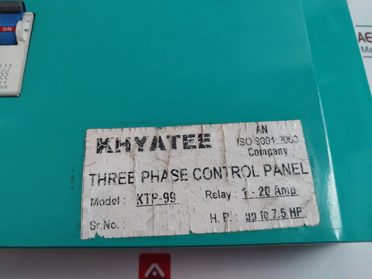 Khyatee Ktp-99 Three Phase Digital Volt/Amp Meter 1-20 Amp - Image 13