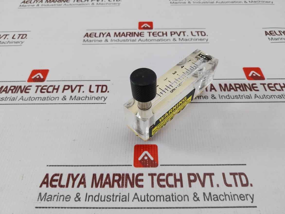 King Instrument 1-5 Gph Liquid Flow Meter - Image 3
