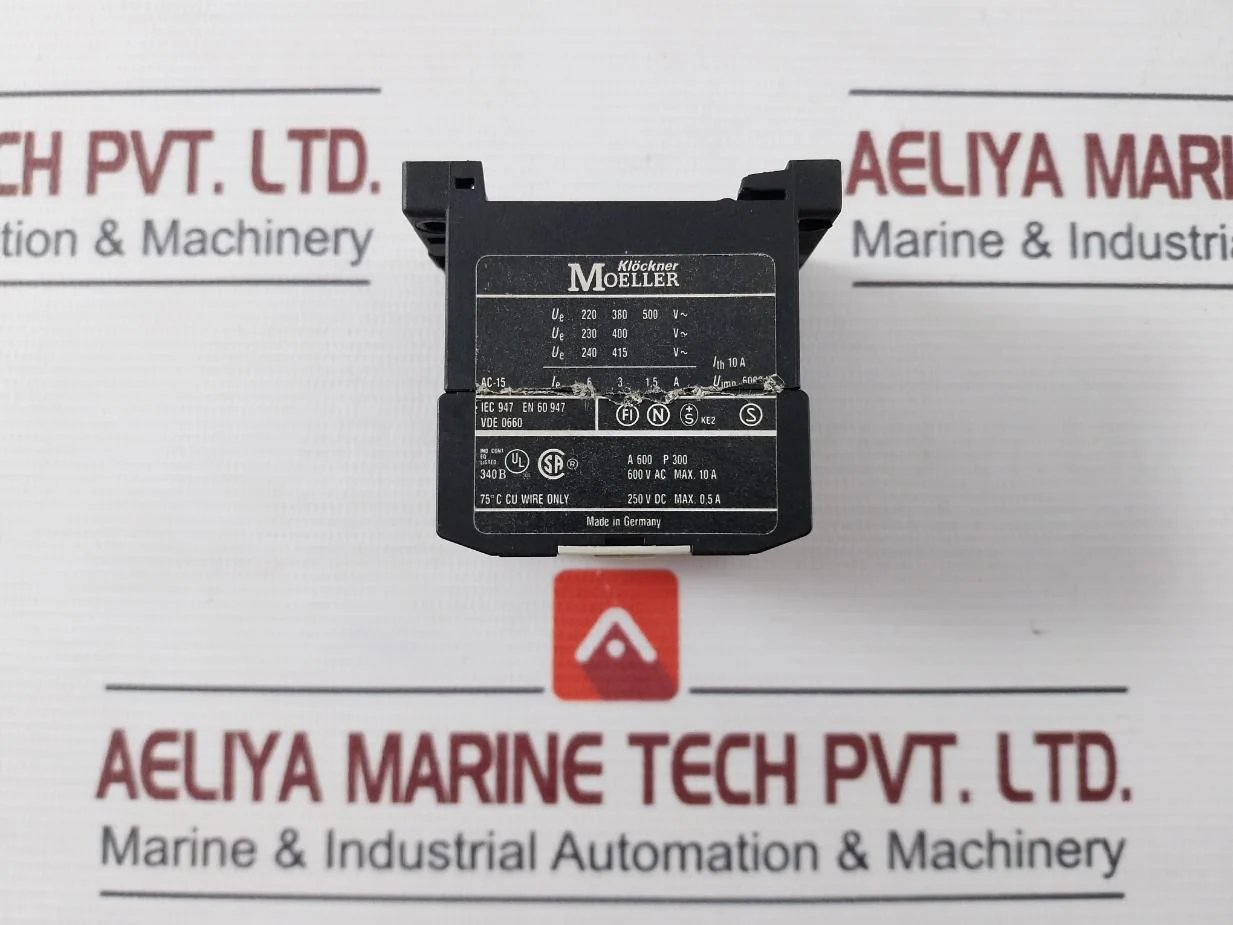 Klockner Moeller Dil Er-22-gi Contactor Relay 22E 24V Dc 10A - Image 8