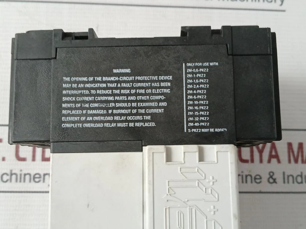 Klockner Moeller Zm-16-pkz 2 Manual Motor Protector - Image 10