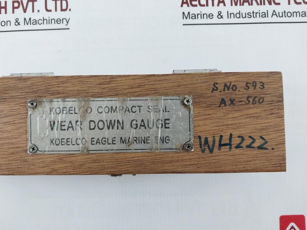 Kobelco Ax-560 Wear Down Gauge Compact Seal Wh222 - Image 10