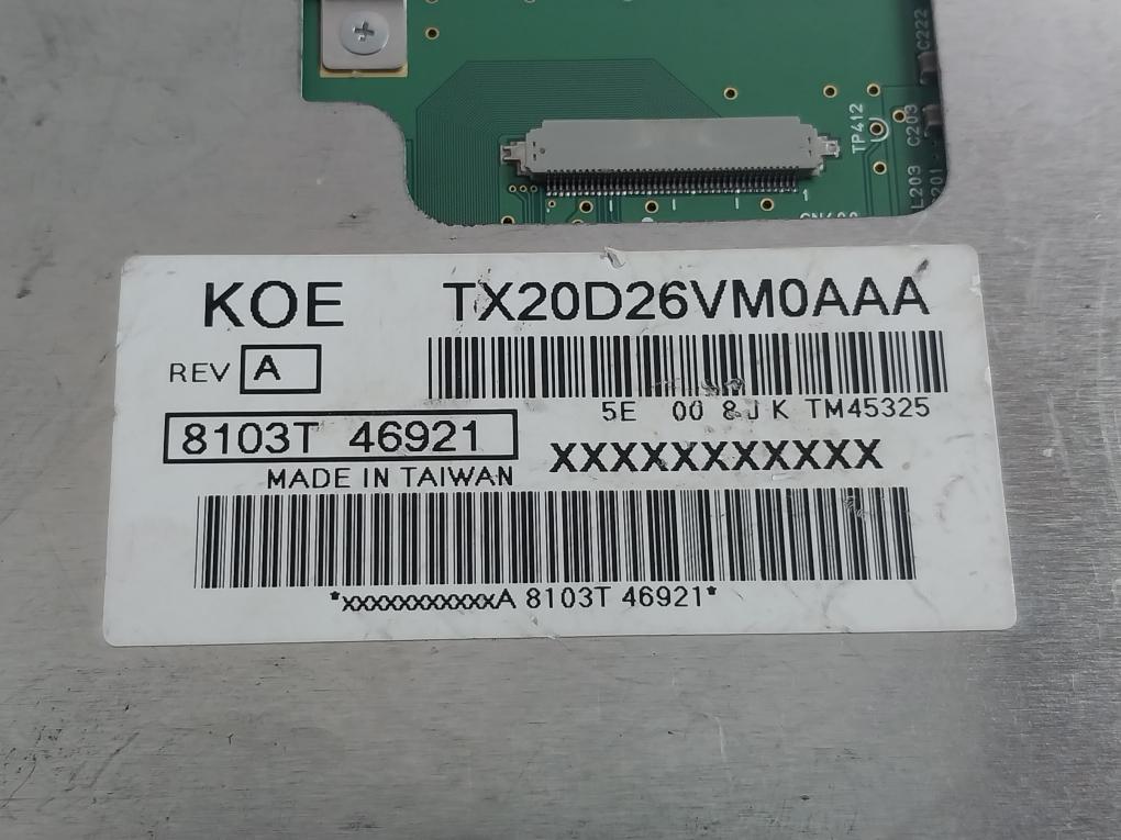 Koe Tx20D26Vm0Aaa 8-inch Lcd Display Module Rev A - Image 3