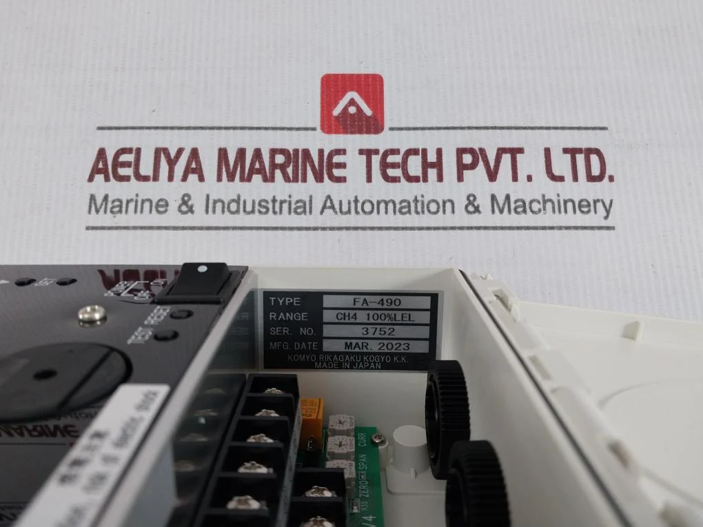 Komyo Rikagaku Kogyo Fa-490 Combustible Gas Alarm Ac 200/220V 4-20Ma - Image 8