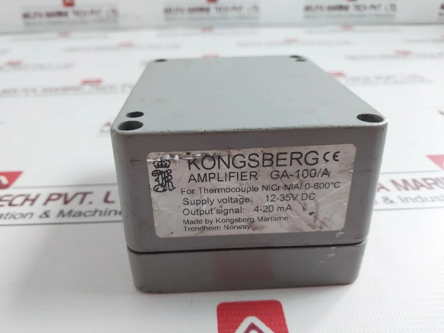 Kongsberg Ga-100/A Thermocouple Amplifier 12-35V Dc 4-20 Ma - Image 5